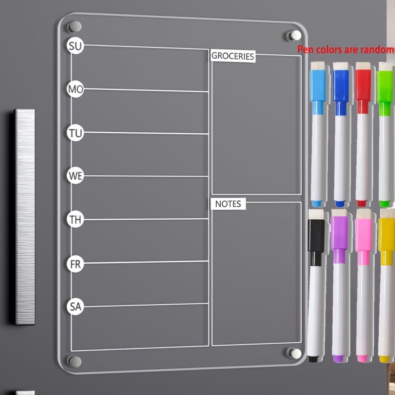 Commercial Kitchen Layout - Akrylowa tablica magnetyczna do planowania posiłków