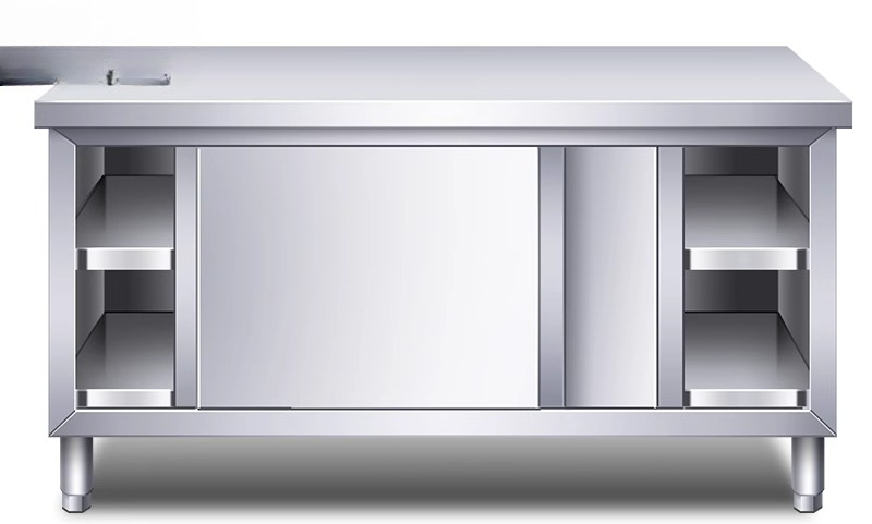 Commercial Kitchen Worktops - Konsola kuchenna ze stali nierdzewnej z