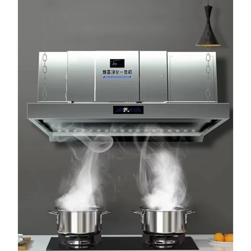 Commercial Kitchen Exhaust Hood - Dostosowany, wbudowany elektrostatyczny oczyszczacz powietrza ESP
