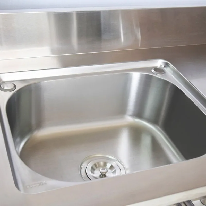 Commercial Kitchen Worktops - Zlewozmywak wolnostojący ze stali nierdzewnej z
