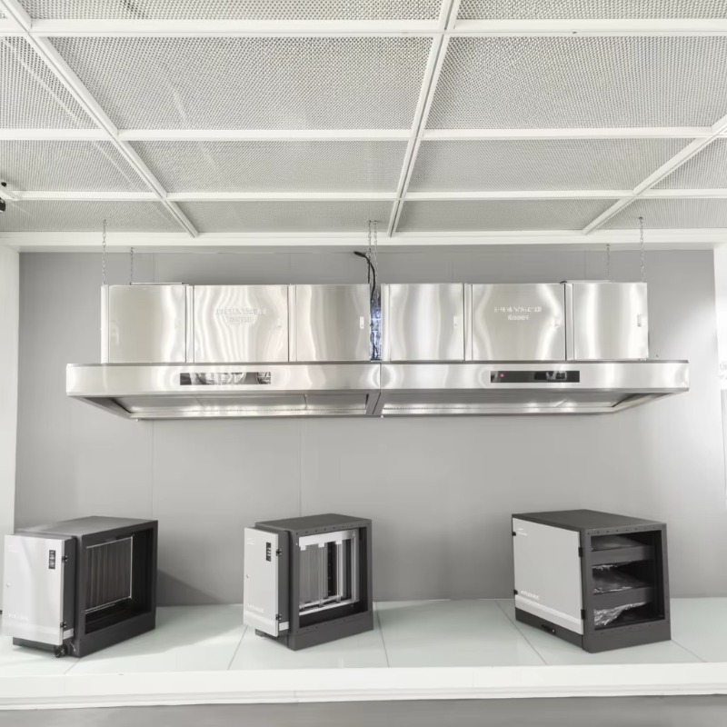 Commercial Kitchen Exhaust Hood - Komercyjna, konfigurowalna okap kuchenny ze stali