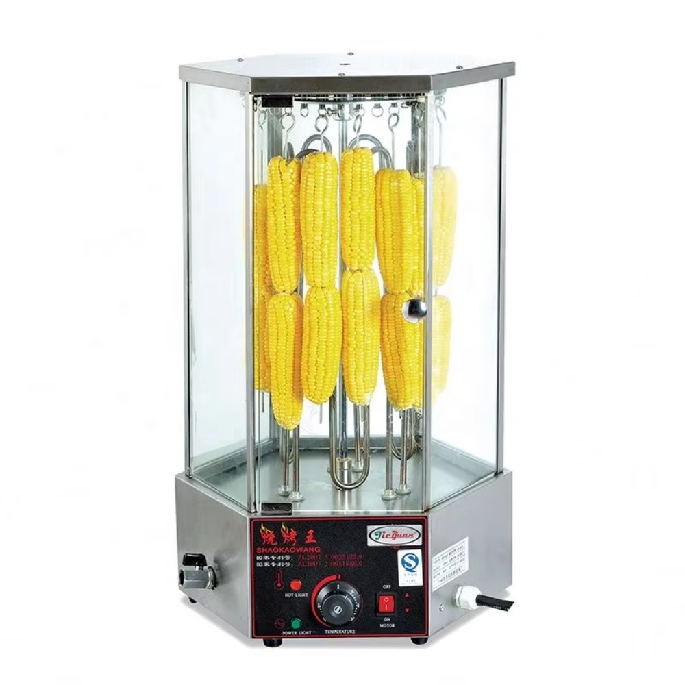 Commercial Kitchen Grill - Elektryczny grill obrotowy do kukurydzy i