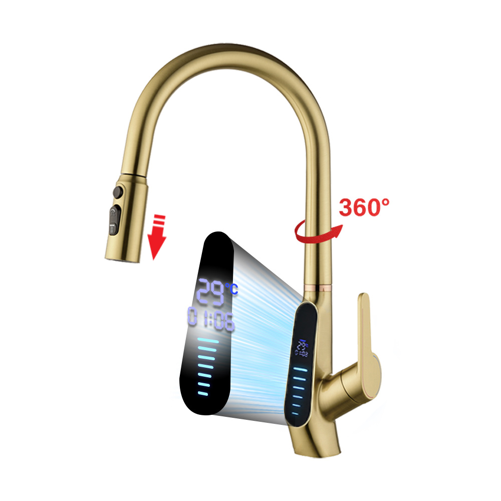 Commercial Kitchen Mixer Tap - Wysokiej jakości inteligentna cyfrowa bateria kuchenna