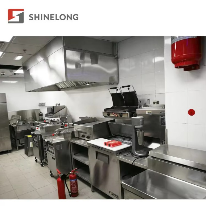 Commercial Kitchen Layout - Projekt układu kuchni restauracji szybkiej obsługi,