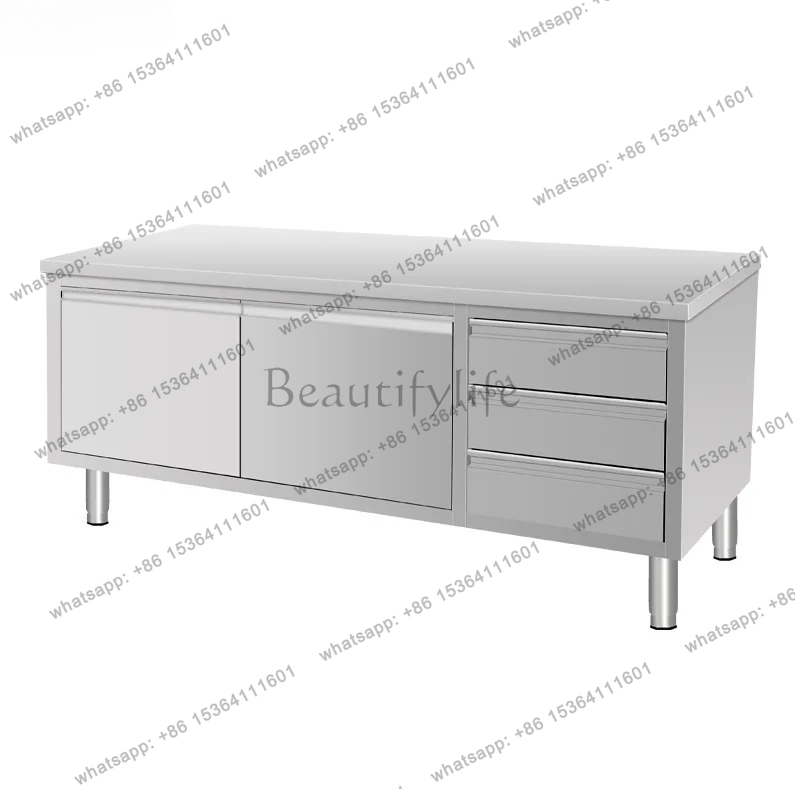 Commercial Kitchen Worktops - Stalowa nierdzewna szafka kuchenna z blatem