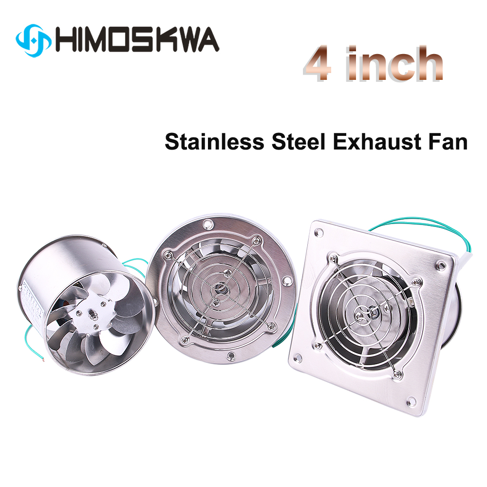 Commercial Kitchen Ventilation - 4-calowy wentylator wyciągowy ze stali nierdzewnej
