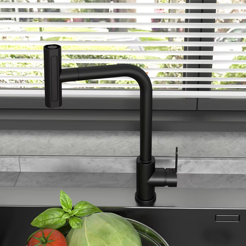 Czarna wyciągana bateria kuche – Commercial Kitchen Mixer Tap recenzja i cena
