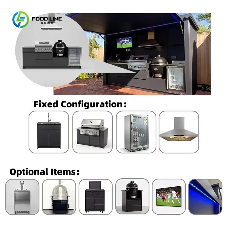 Modułowa kuchnia zewnętrzna na – Commercial Kitchen Grill recenzja i cena