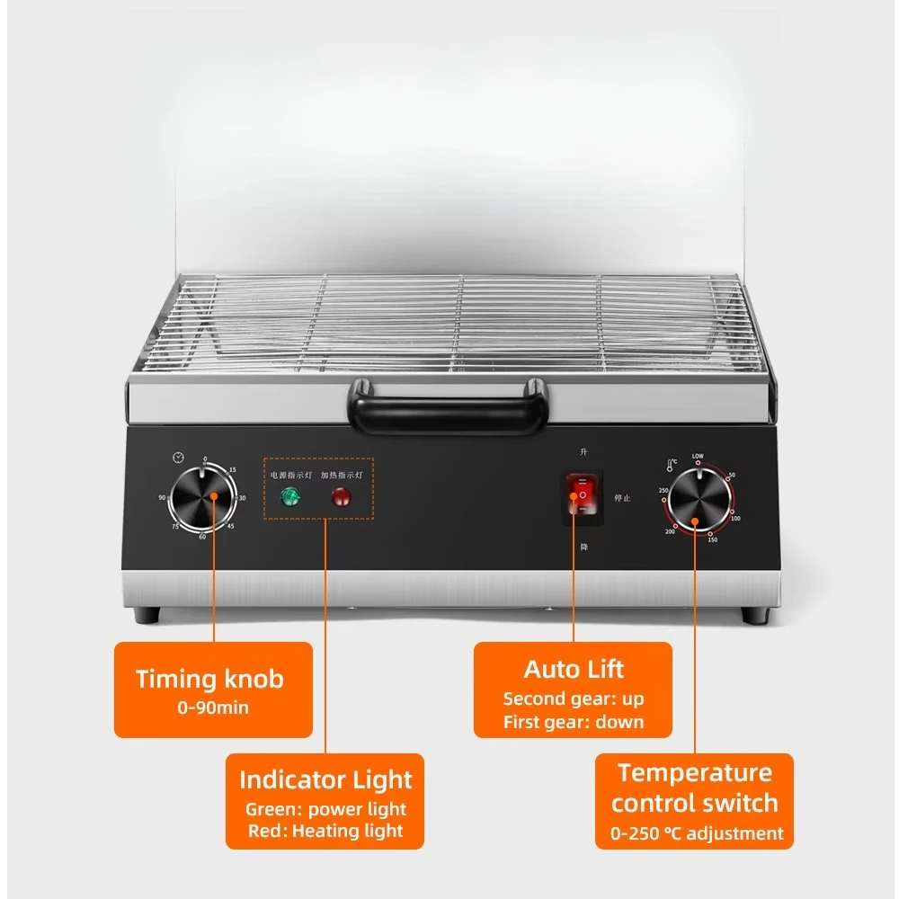 Komercyjne elektryczne automat – Commercial Kitchen Broiler recenzja i cena