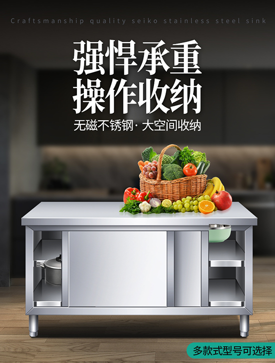 Konsola kuchenna ze stali nier – Commercial Kitchen Worktops recenzja i cena