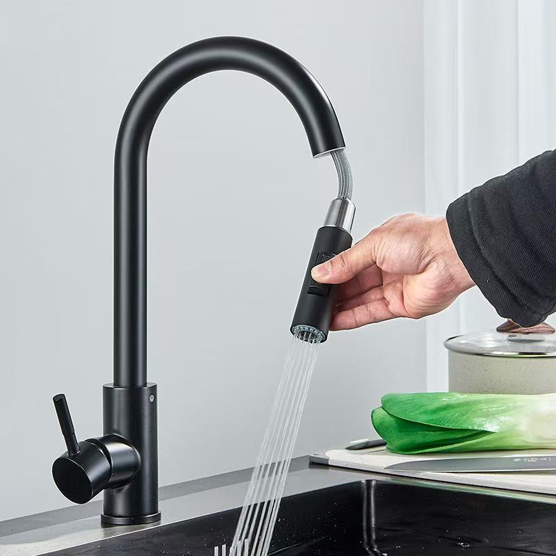 Czarna srebrna bateria kuchenn – Commercial Kitchen Mixer Tap recenzja i cena
