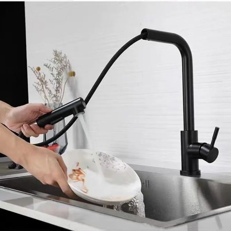 Czarna wyciągana bateria kuche – Commercial Kitchen Mixer Tap recenzja i cena