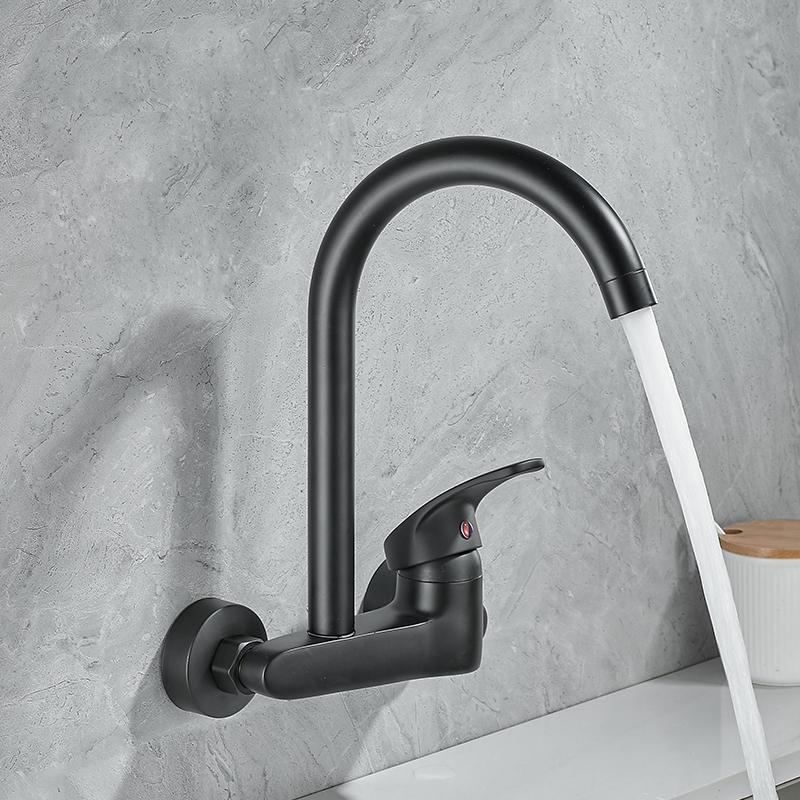 BAKALA Czarne Mosiężne Chromow – Commercial Kitchen Mixer Tap recenzja i cena