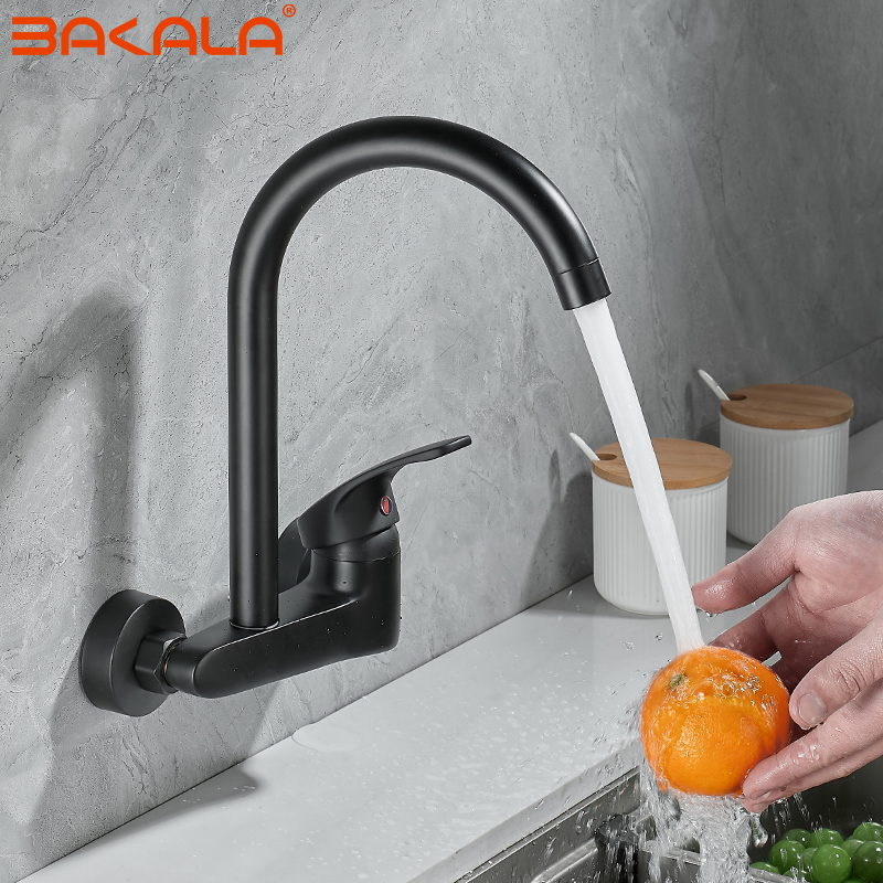 BAKALA Czarne Mosiężne Chromow – Commercial Kitchen Mixer Tap recenzja i cena