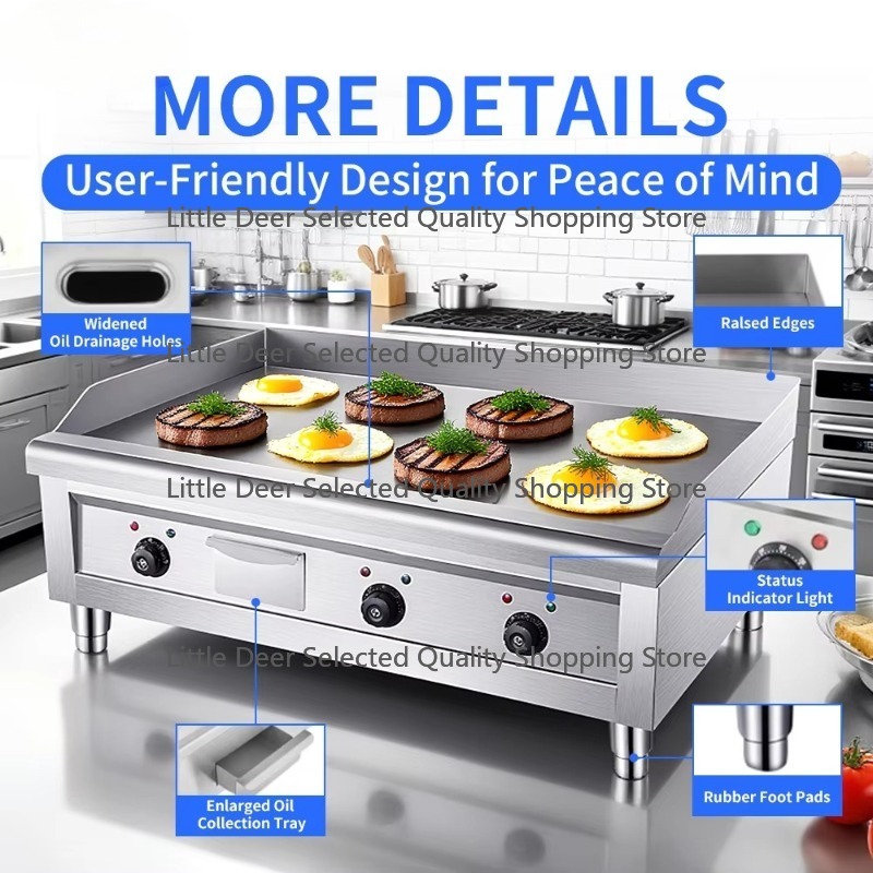 Profesjonalny grill płyta grze – Commercial Kitchen Grill recenzja i cena