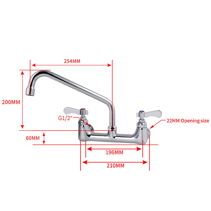 Profesjonalna bateria kuchenna – Commercial Kitchen Mixer Tap recenzja i cena