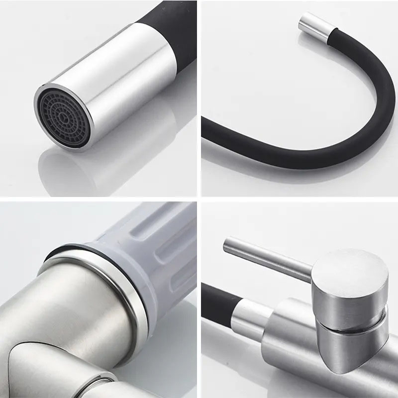 Uniwersalny Obrotowy Czarny Wą – Commercial Kitchen Mixer Tap recenzja i cena