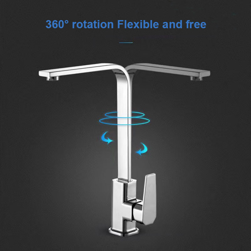 360 °   Obrotowa bateria kuche – Commercial Kitchen Mixer Tap recenzja i cena