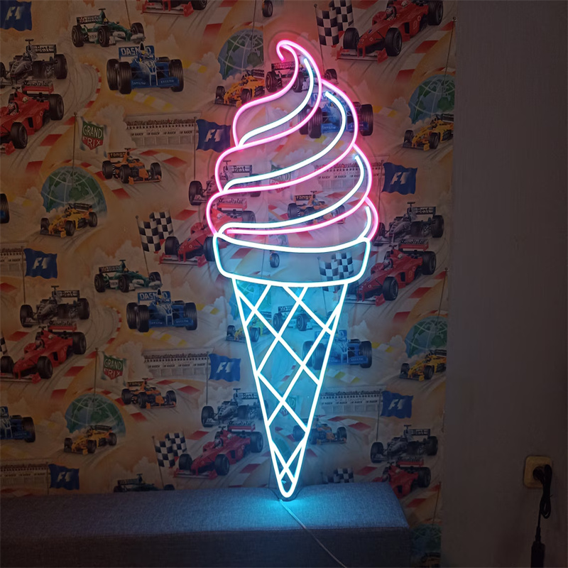Światło neonowe LED do lodów | – Commercial Kitchen Walls recenzja i cena