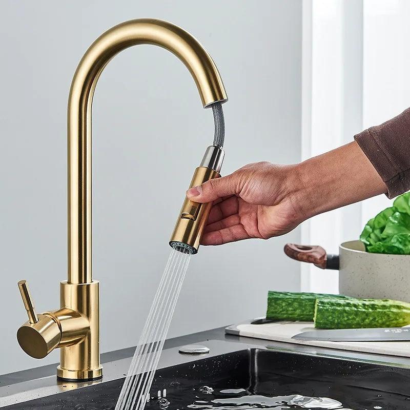 Czarny kran kuchenny Dwufunkcy – Commercial Kitchen Mixer Tap recenzja i cena