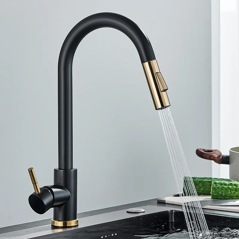 Czarny kran kuchenny Dwufunkcy – Commercial Kitchen Mixer Tap recenzja i cena