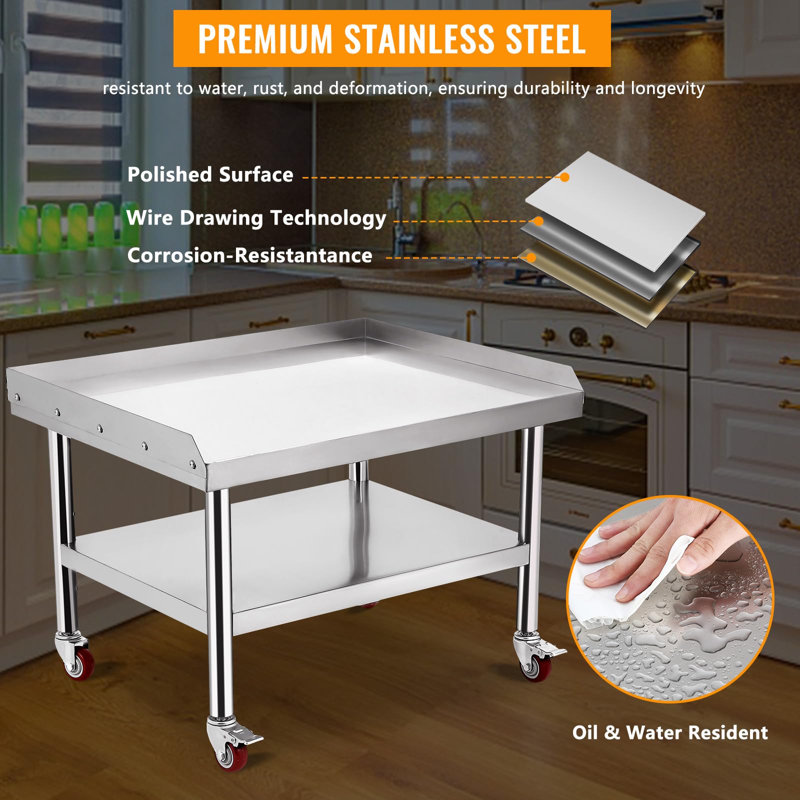 Stół-grill ze stali nierdzewne – Commercial Kitchen Worktops recenzja i cena