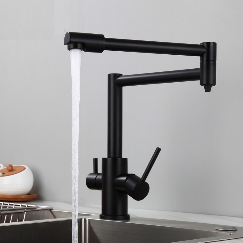 MTTUZK Czarny mosiądz Ciepła z – Commercial Kitchen Mixer Tap recenzja i cena